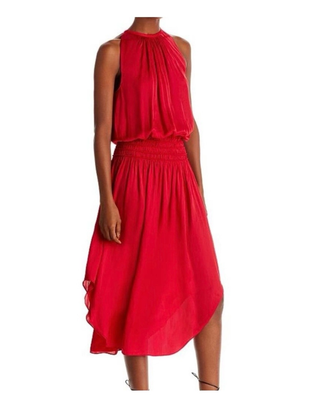 Ramy Brook Audrey Sleeveless Blouson Dress Sz S